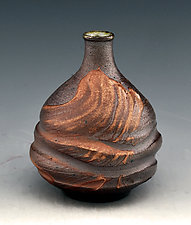 Wood Fired Vessel 28 by Ron Mello (Ceramic Vessel)