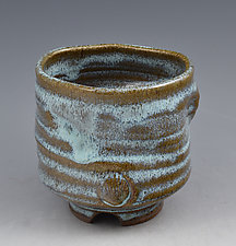 Stoneware Tea Bowl Cup II by Ron Mello (Ceramic Serving Piece)