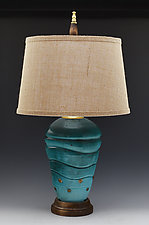 Handmade Lamp 41 by Ron Mello (Ceramic Table Lamp)
