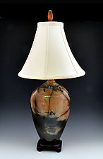 Handmade Lamp 16 by Ron Mello (Ceramic Table Lamp)