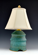 Handmade Ceramic Lamp 6 by Ron Mello (Ceramic Table Lamp)