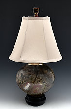 Handmade Lamp 17 by Ron Mello (Ceramic Table Lamp)