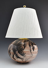 Handmade Ceramic Lamp 28 by Ron Mello (Ceramic Table Lamp)