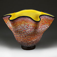 Orbital Orchard by Eric Bladholm (Art Glass Vase)
