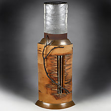 Grana Mali Prozor Sculptural Vessel by Eric Bladholm (Art Glass Vessel)