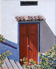 Red Door by Laurie Regan Chase (Giclee Print)