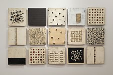 Large Wall Square Grouping by Lori Katz (Ceramic Wall Sculpture)