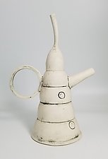 Teapot 3 by Lori Katz (Ceramic Teapot)