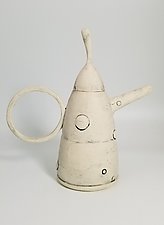 Teapot 5 by Lori Katz (Ceramic Teapots)