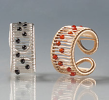 Kinetic Rings with Gemstones by Tana Acton (Silver & Stone Ring)