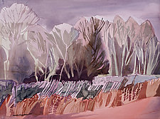 Winter Bosque by Sandra Humphries (Watercolor Painting)