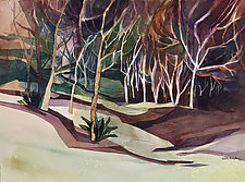 Forest Edge by Sandra Humphries (Watercolor Painting)
