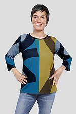 Chroma Boxy Tee by Andrea Geer (Knit Top)