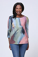 Chroma Boxy Tee by Andrea Geer (Knit Top)