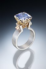 Contemporary Tanzanite Ring by Leann Feldt (Gold & Stone Ring)