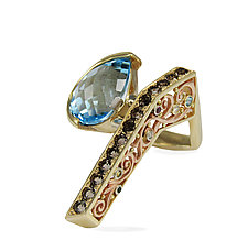 Bay Living Ring by Leann Feldt (Gold & Stone Ring)