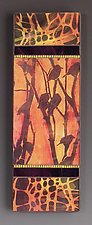 Gathering-Orange by Patty Carmody Smith (Art Glass Wall Sculpture)