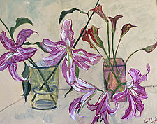 February Flowers by Lila Bacon (Acrylic Painting)