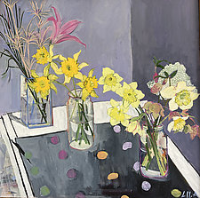 Spring Daffodils by Lila Bacon (Acrylic Painting)