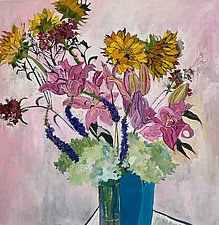 Norman's Vase by Lila Bacon (Acrylic Painting)