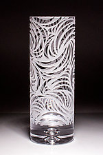 Flow Vase by Carrie Gustafson (Art Glass Vase)