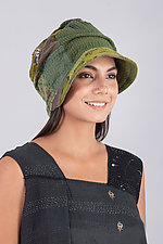Tucked Brim Hat #7 by Mieko Mintz (Cotton Hat)