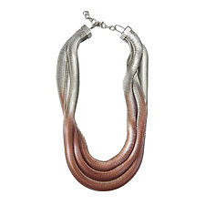 Serpentine Necklace by Sarah Cavender (Lacquered Brass Necklace)