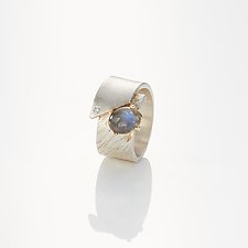 Shimmering Shades of Blue Ring by Dagmara Costello (Silver & Stone Ring)