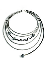 Harmony Necklace by Dagmara Costello (Rubber & Stone Necklace)