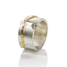 Between You and Me Ring by Dagmara Costello (Gold, Silver & Stone Ring)