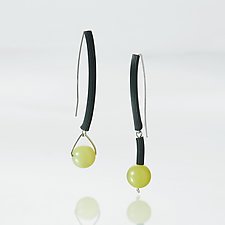 Lemon Beauty Earrings by Dagmara Costello (Rubber & Stone Earrings)