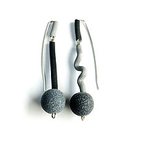 Harmony Earrings by Dagmara Costello (Rubber & Stone Earrings)
