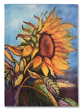 Sunflower in the Wild by Anne Nye (Art Glass Sculpture)