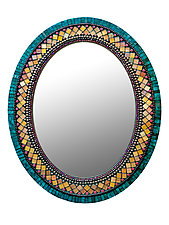 Butterfly Mirror by Angie Heinrich (Mosaic Mirror)