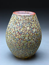 Sandy Simple Vase by Thomas Spake (Art Glass Vessel)