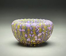 Purple Treasure Bowl by Thomas Spake (Art Glass Bowl)