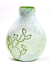 Prickly Paris by Jennifer Caldwell and Jason Chakravarty (Art Glass Vessel)