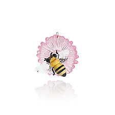 A Bee's Life by Jennifer Caldwell and Jason Chakravarty (Art Glass Ornament)
