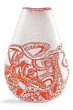 Octopus Vase by Jennifer Caldwell and Jason Chakravarty (Art Glass Vase)