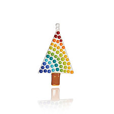 Christmas Confection by Glassworks Northwest (Art Glass Ornament)