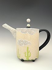 Cactus Teapot by Vaughan Nelson (Ceramic Teapot)