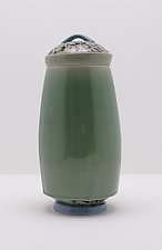Tall Canister by Frank Saliani (Ceramic Jar)