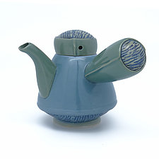Side Handle Teapot by Frank Saliani (Ceramic Teapot)