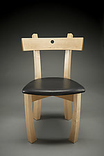 Blue Dot Chair by Todd Bradlee (Wood Chair)