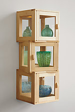 Kybos Display Cabinet by Derek Hennigar (Wood Cabinet)
