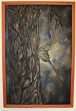 Woodland Butterfly by Sara Meehan (Oil Painting)