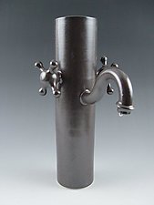 Faucet Vase by Lilach Lotan (Ceramic Vase)
