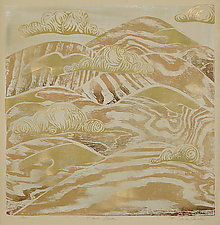 Cloud Dance by Ouida Touchon (Woodcut Print)