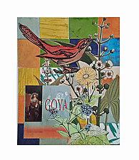 A Day at the Art Museum 7 by Ouida Touchon (Mixed-Media Collage)