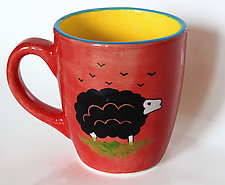 Erin the Woolly Jumper Mug by Rod Hemming (Ceramic Mug)